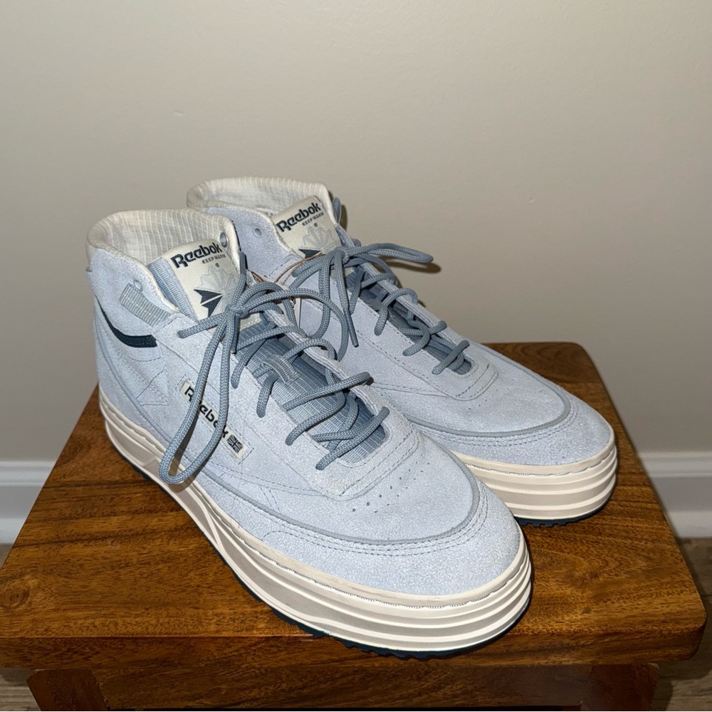 Reebok Women’s Club C Geo Mid Suede Sneakers